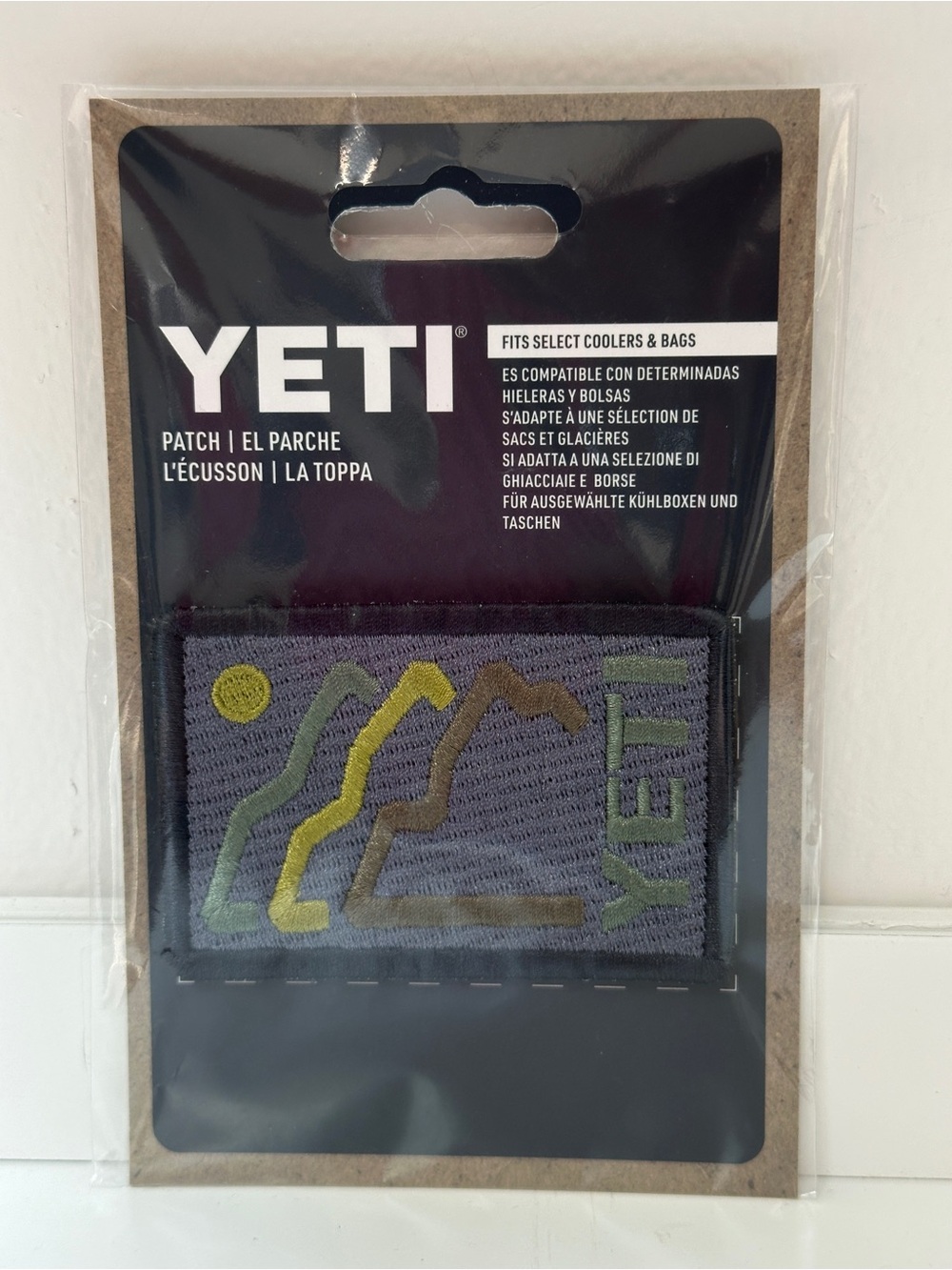 YETI Mountain Patch Gray NWT